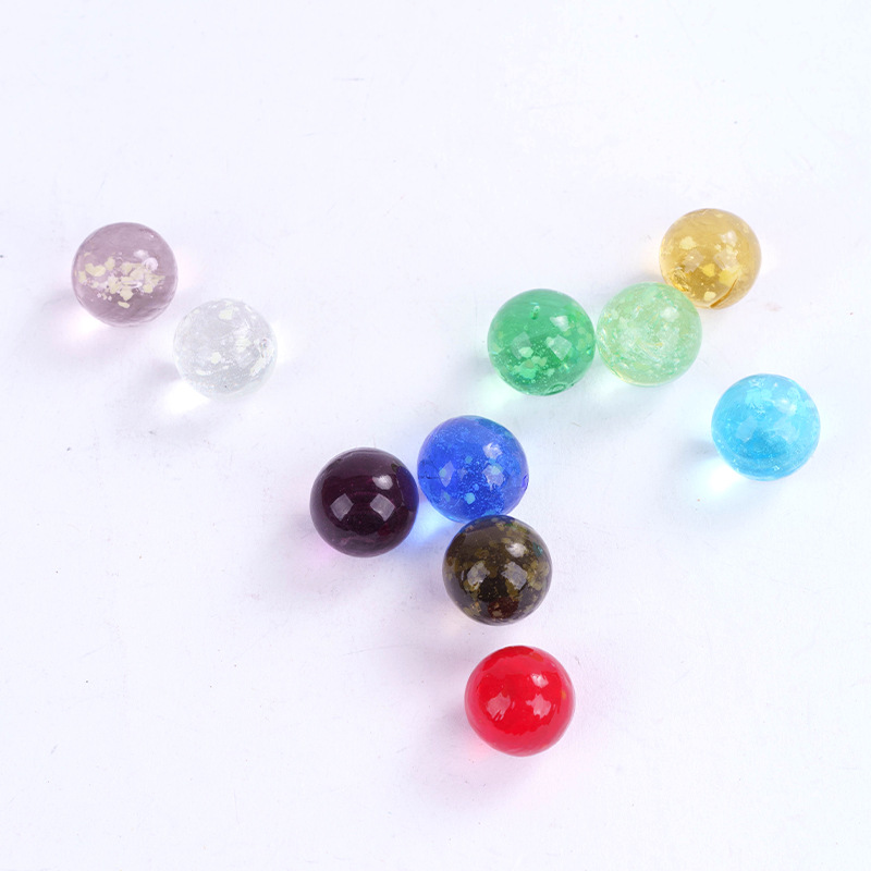 Jinsha Glaze Luminous Ball Crystal Round Beads Handmade DIY Beaded Accessories Glass Beads Wholesale