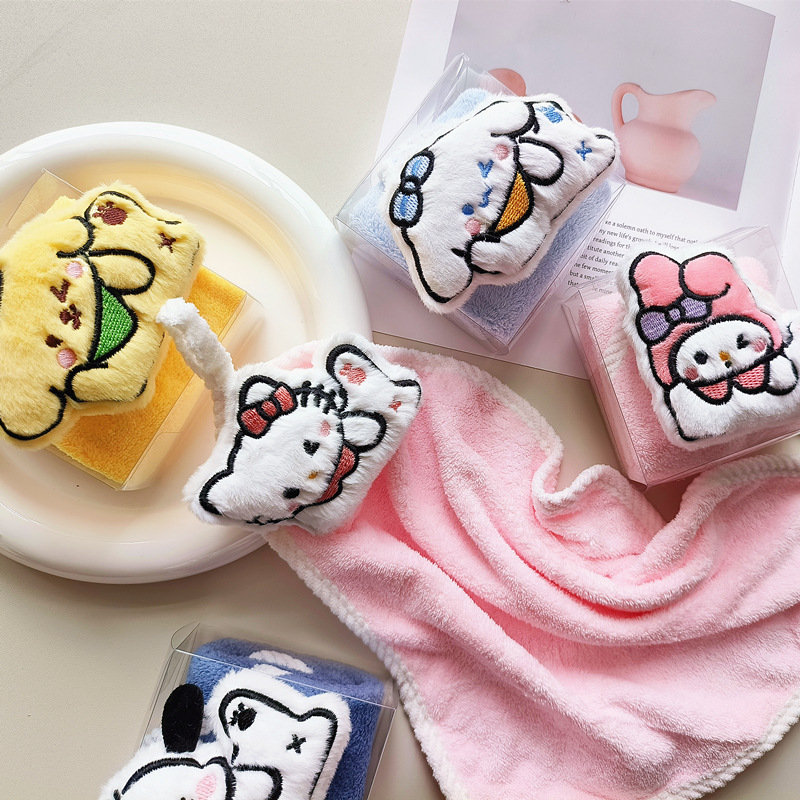 Cute Sanrio KT towel wedding gift towel children's towel baby full moon towel hand gift wholesale