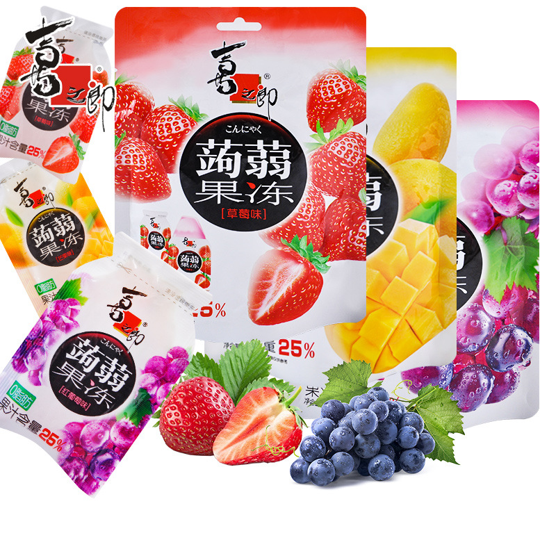 Xizhilang Konjac Jelly Sucking Juice Jelly Internet Celebrity Office Casual Children Sharing Snacks Wholesale