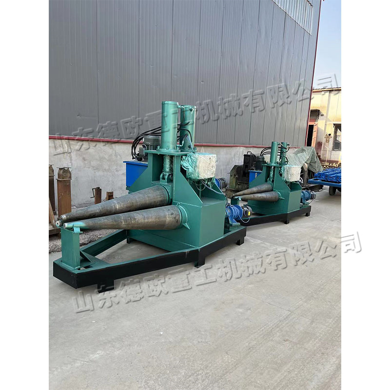 Bell Mouth Cone Rolling Machine Electric Hydraulic Metal Plate Rolling Machine Fully Automatic Stainless Steel Cone Rounding Machine