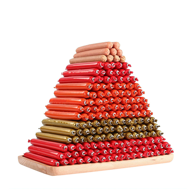 Ham Sausage Pet Ham Sausage Cat and Dog Universal Fresh Meat Sausage Training Reward Snack Low Salt Chicken Beef Ham Sausage