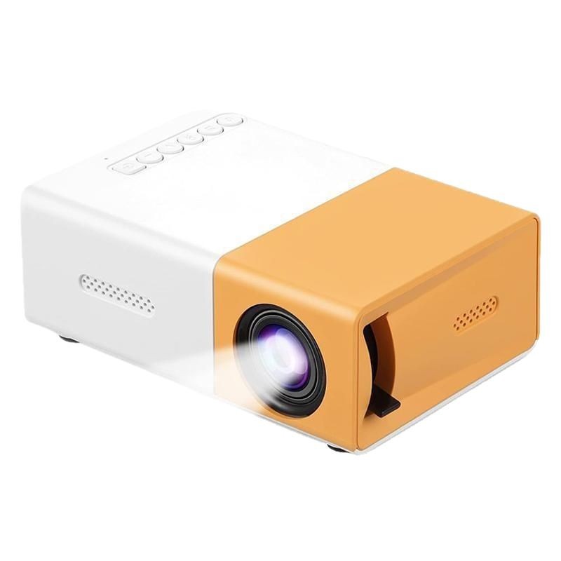 Yg300 Projector for Home Use, Kidsren's Screen Projection, Bedroom Wall Projection, Supports 4K High-Definition Mini Portable Projector