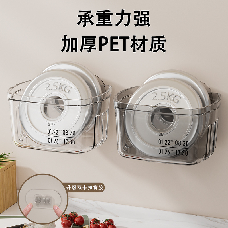 Kitchen Scallion, Ginger and Garlic Storage Box Ginger and Garlic Hanging Basket Hanging Wall-Hanging Multi-Function Space-saving Storage Artifact