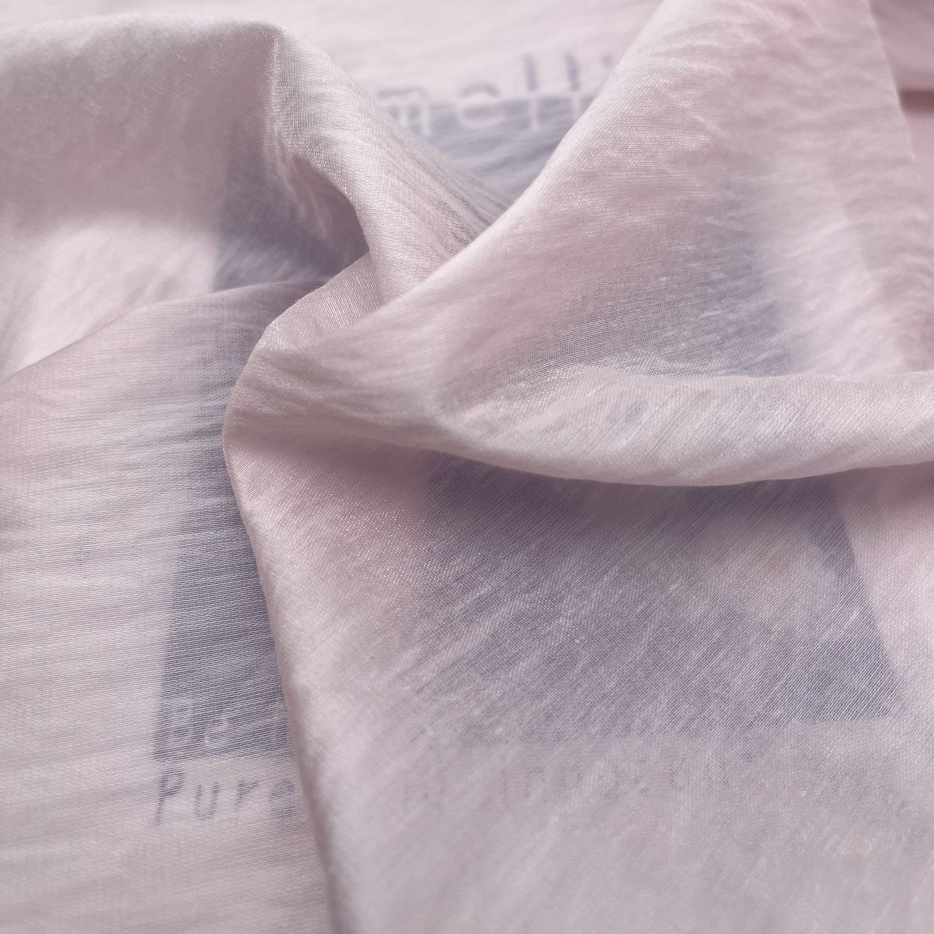 Nylon Linen Lyocell Blended Shirt Fabric Spring and Summer Hanfu Thin Transparent Fabric Shirt Sling Woven