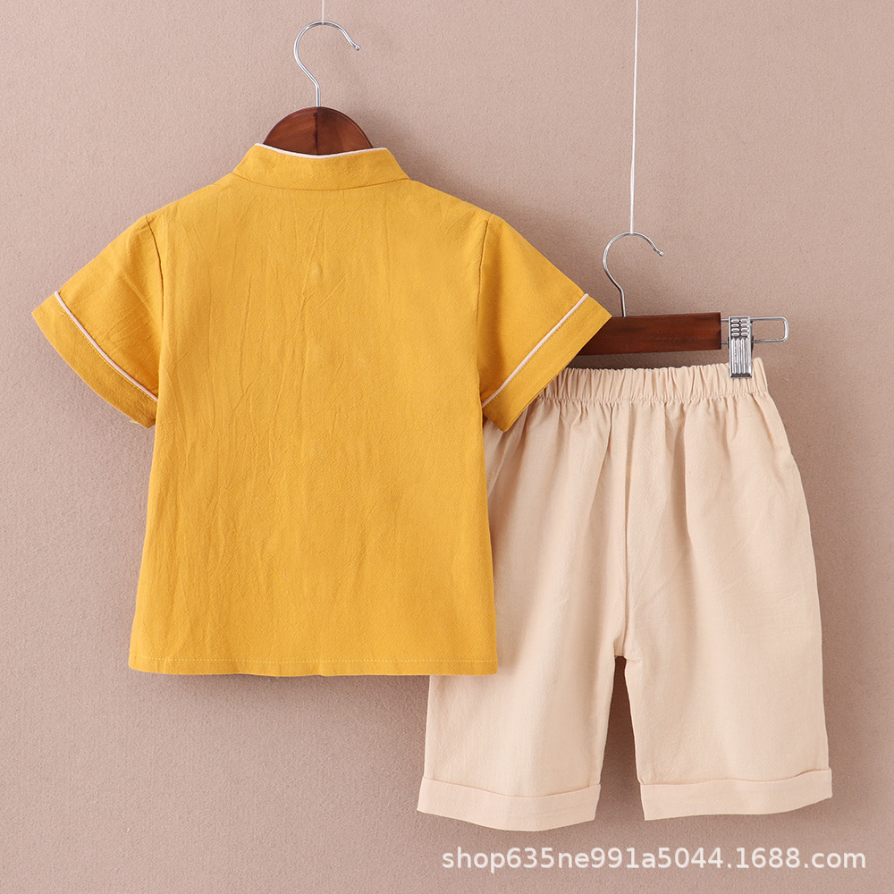 2025 Han Dynasty Boys Chinese Style Book Children's Ancient Costumes Super Fairy Young Master Clothes Children's Tang Suit Fairy Student Performance Costumes