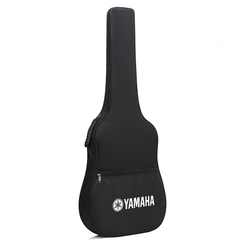 41inch Classic Cotton Folk Guitar Bag Portable Dual-Purpose Guitar Backpack Half Pocket Backpack Guitar Bag