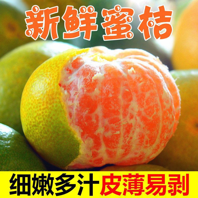 Freshly Picked Green-Skinned Tangerines, Fresh Oranges, Yichang Tangerines, Sweet and Sour Thin-Skinned Citrus Fruits for Pregnant Women, Early-Maturing Oranges Wholesale