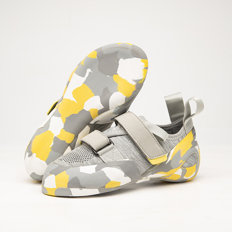Factory Direct Sales Cross-Border 2025 Youth Indoor Sports Training Non-Slip Rock Climbing Shoes Light, Comfortable and Wear-Resistant Shoes
