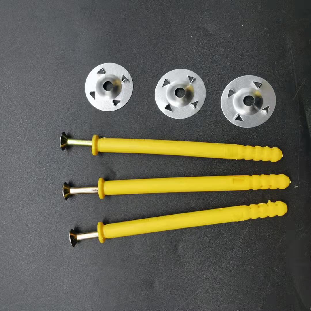 Insulation Nail Gasket Ceiling Back Wall Fixing Four-thorn Six-hole Gypsum Board Adhesive Sheet 32mm Washer Plastic Gasket