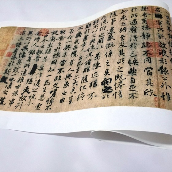 Feng Chengsu Shenlong Book Wang Xizhi Orchid Pavilion Preface Top Ten Famous Posts Calligraphy and Painting Ancient Calligraphy Replica Calligraphy and Painting