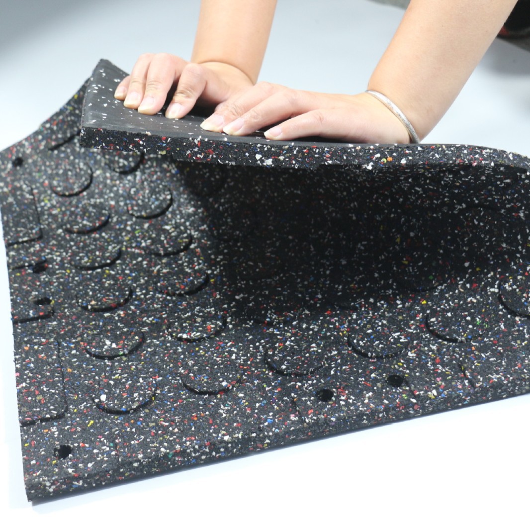 Gym Rubber Floor Strength Area Weightlifting Area Sheet Dance Floor Mat Wear-Resistant and Shock-Absorbing