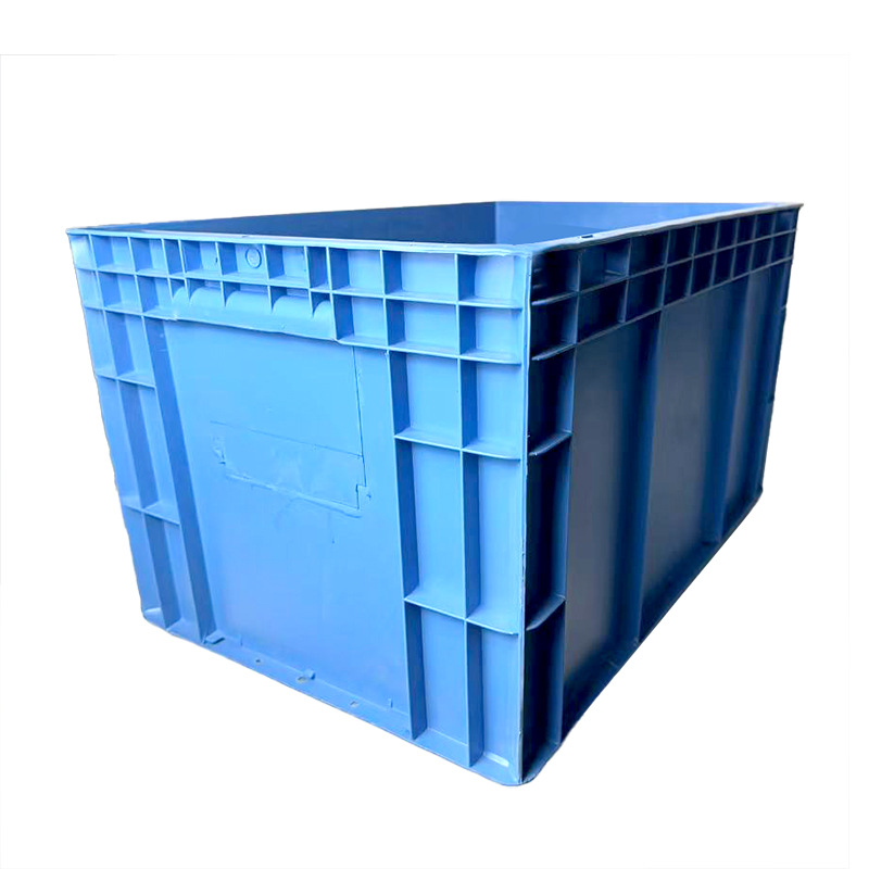 EU Box European Standard Logistics Box Industrial Auto Parts Special Thickened with Dust Curtain Waterproof Lightweight Stacking Basket with Lid for Transit