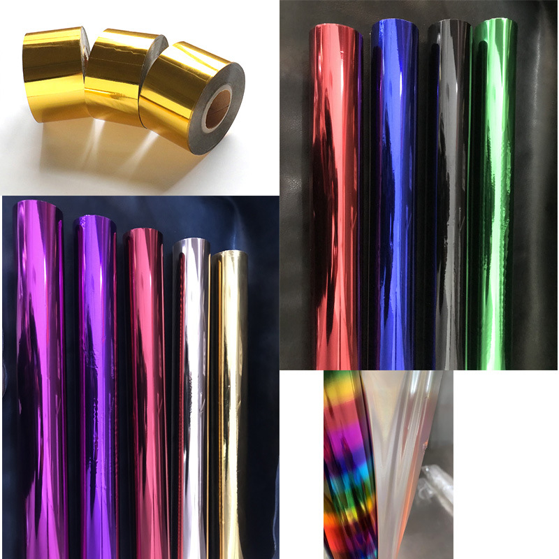 Electrochemical Aluminum Black Green Blue Bronze Purple Rose Gold Rose Red Colorful Hot Stamping Paper Paper Film Plastic Hot Stamping Foil