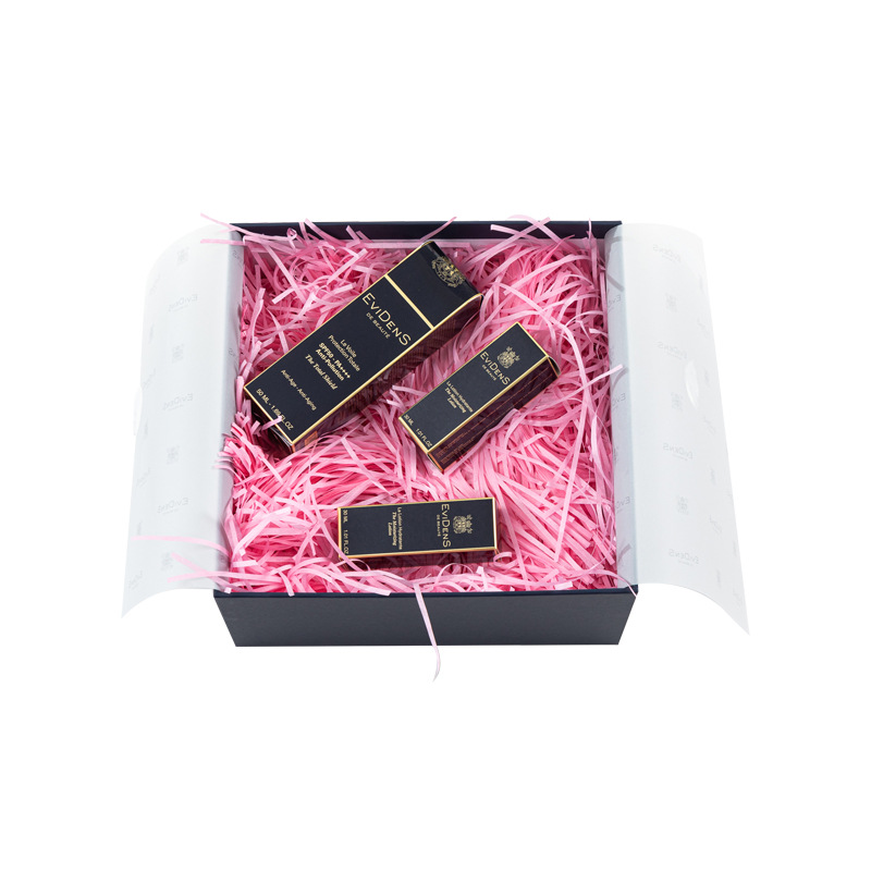 Factory wholesale whole package selling Lafite grass batch shredded paper gift box with hand gift filler paper scraps 500g a pack