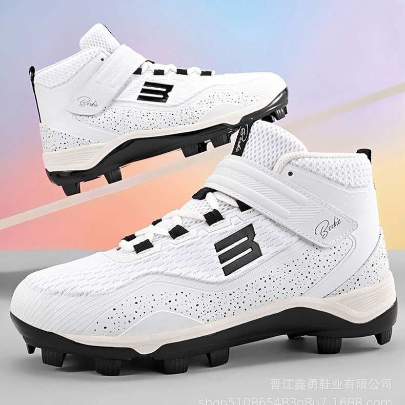 Baseball Shoes Wear-resistant Non-slip Professional Shoes for Teenagers Men and Women Sports Competition Shoes Special Softball Shoes for Daily Training