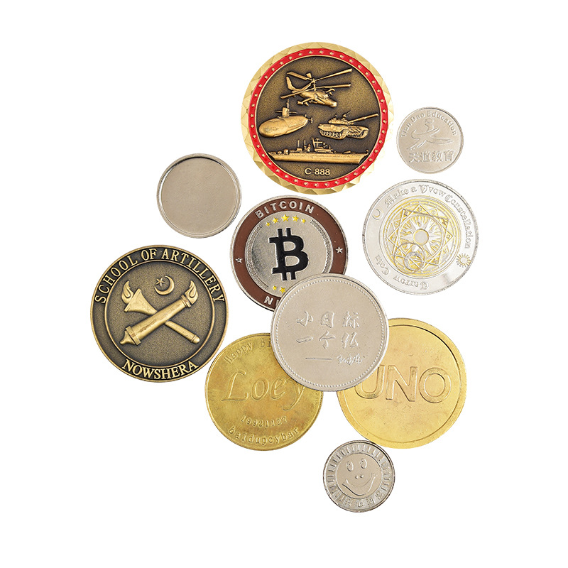 Game Currency Custom-Made Anti-Counterfeiting Tokens Custom-Made Learning Points Reward Activity Metal Coin Machine Video Game City Catching Machine