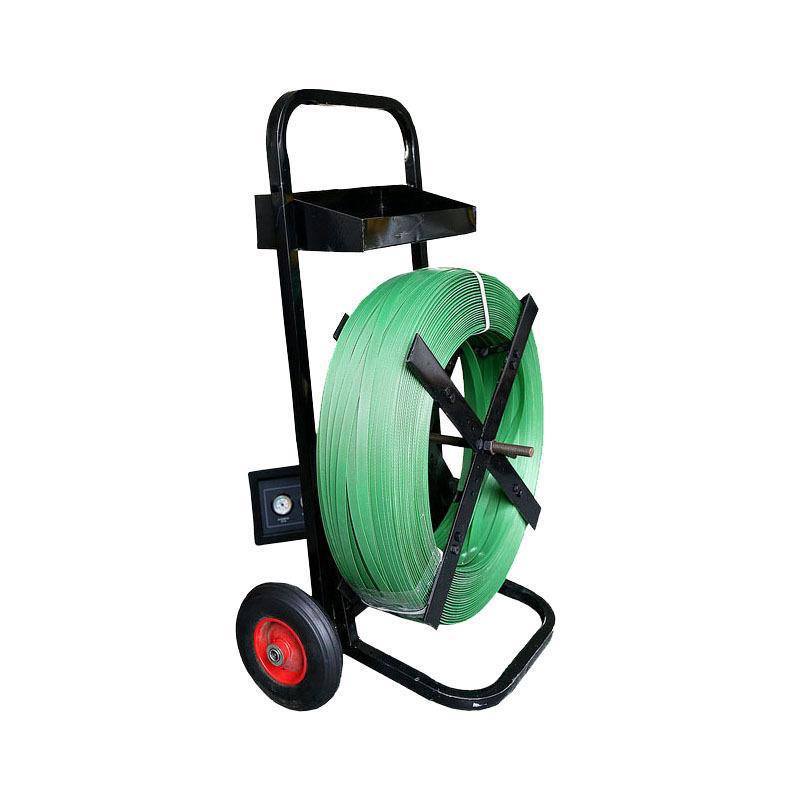 Plastic Steel StraPPing Trolley with Plate Cart Disc Plastic Steel Strap Baler Plate Cart Pp StraPPing with Bracket Trolley