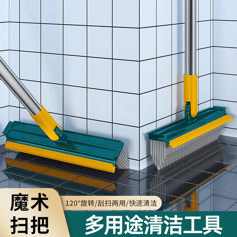 Щетка для стыков плитки, щетка для уборки в ванной, длинная ручка