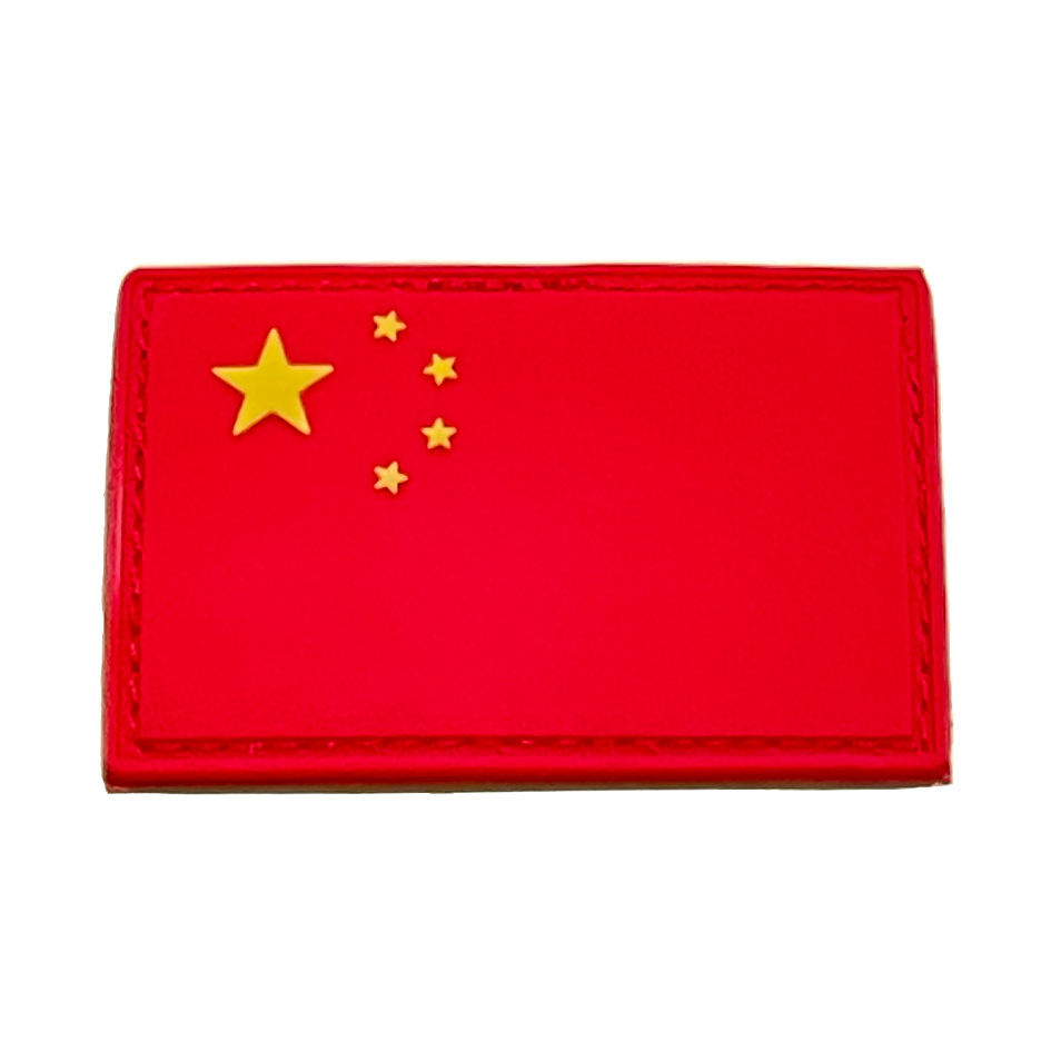 Spot Pvc Soft Rubber World Flag Tactical Velcro Various Flag Armband Velcro Tactical Backpack Stickers