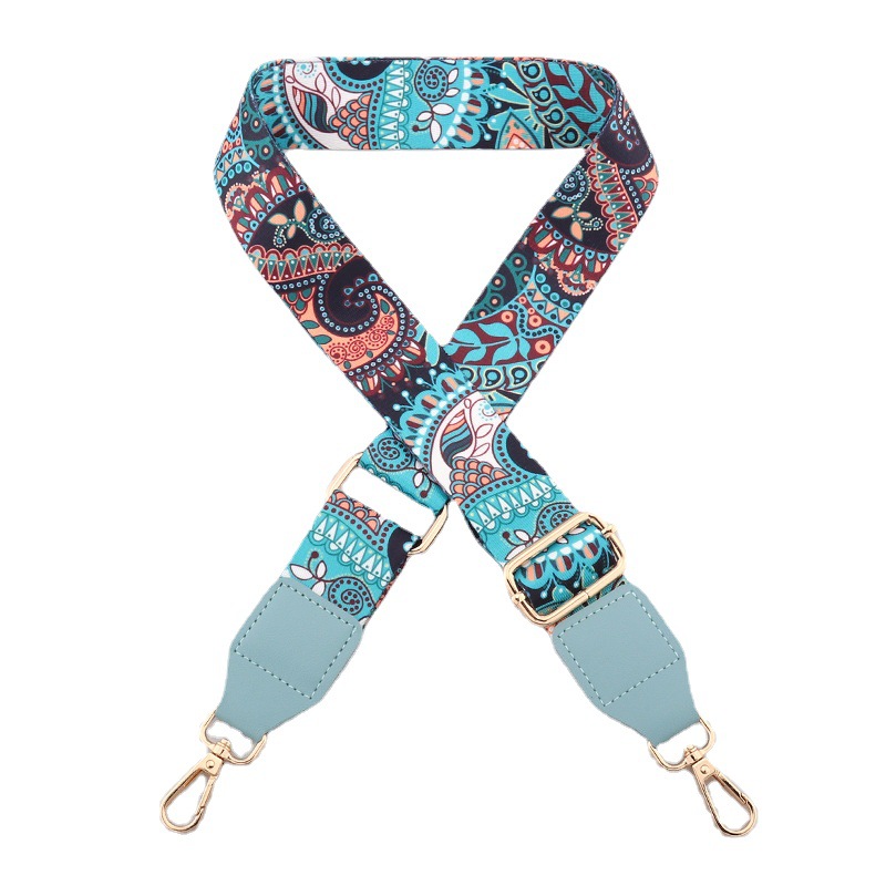 Printed Bag Strap Single Shoulder Cross-Body Dual-Use Bag Shoulder Strap Non-Slip Printed Replacement Bag Strap Work Clothing Versatile Bag Shoulder Strap