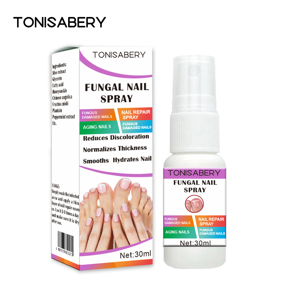 Спрей для ухода за онихомикозом, очищающий и антибактериальный