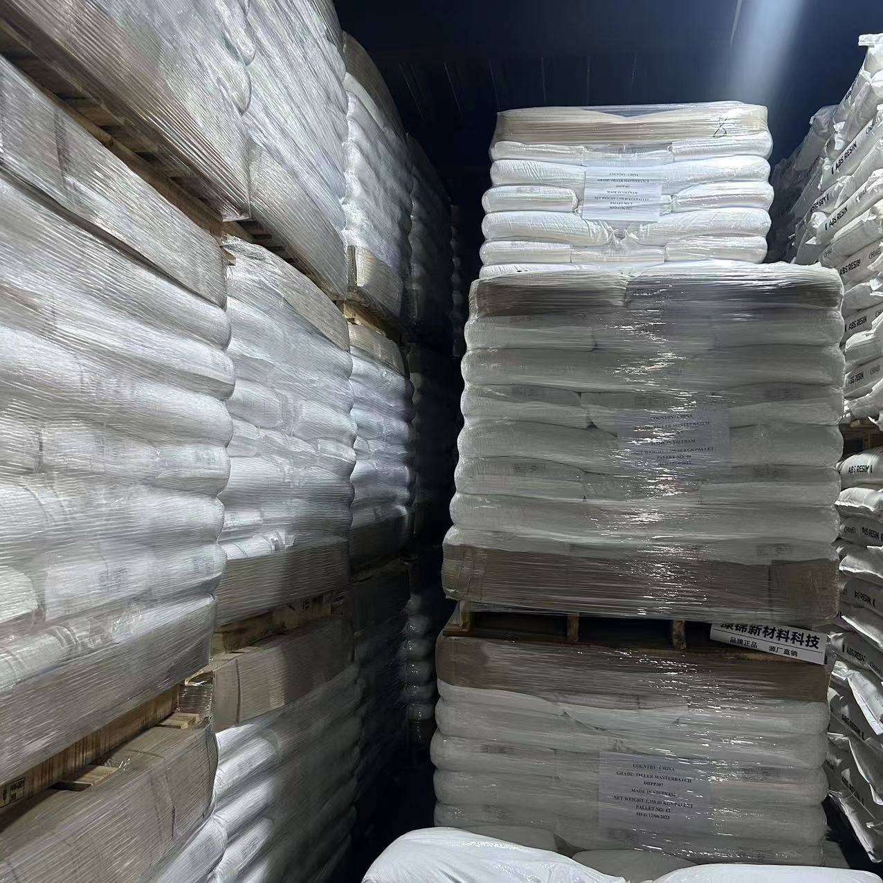 Calcium Carbonate Filling Masterbatch Pppe Plastic Filling Injection Molding Blow Film Extrusion Filling Masterbatch Filling Material