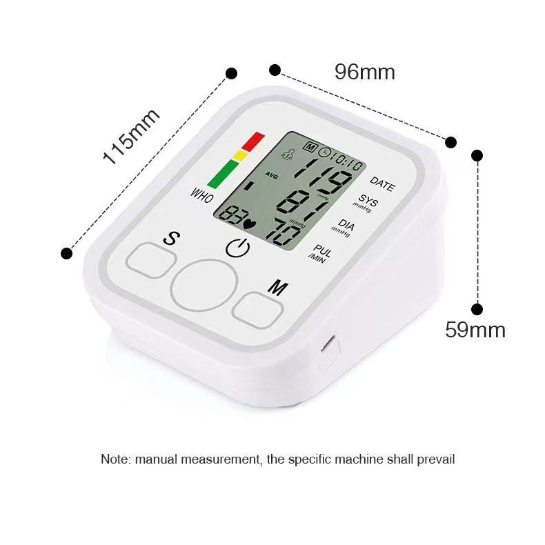 Cross-border sphygmomanometer automatic intelligent blood pressure measuring instrument export tonometer upper arm neutral sphygmomanometer manufacturers