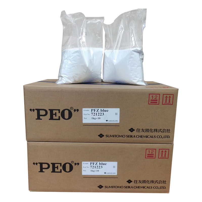 Japan Sumitomo Peo High Molecular Weight Polyethylene Oxide Papermaking Dispersant Polypropylene Rubber Powder Thickener New Product