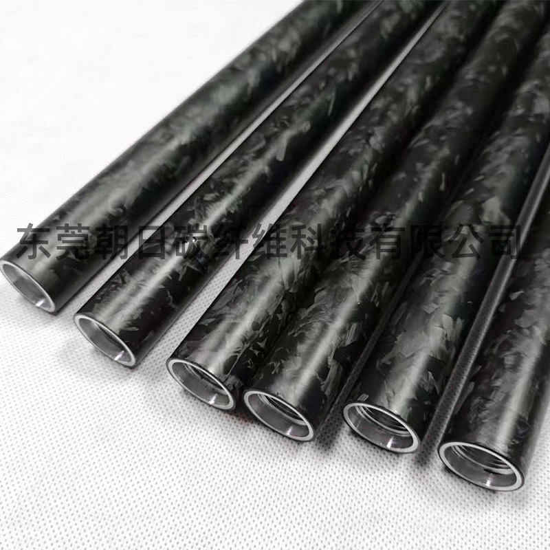 Carbon Fiber Carbon Tube with Forged Texture Surface, Direct Supply from Manufacturer, High Strength