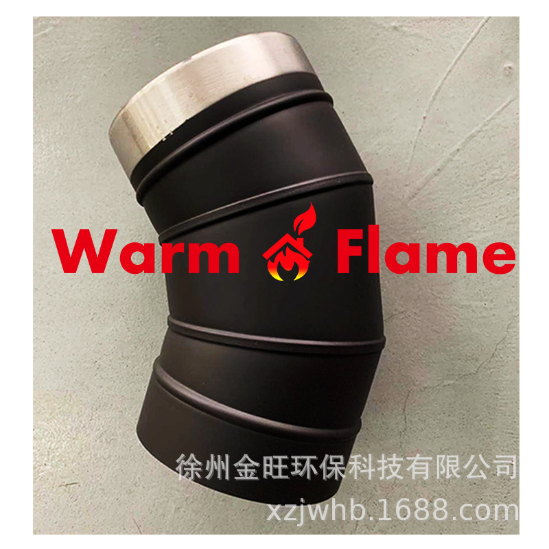 Fireplace Wood Burning Real Fire Heating Stove Installation Accessories 304 Stainless Steel Flue Pipe Chimney 152mm Chimney Accessories
