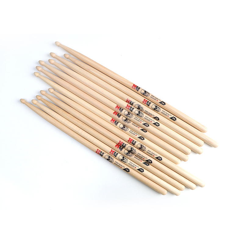 Cross-border Drum Stick 5a Drum Stick Walnut Children's Drum Stick Walnut Solid Wood 7a Professional Frame Drum Stick