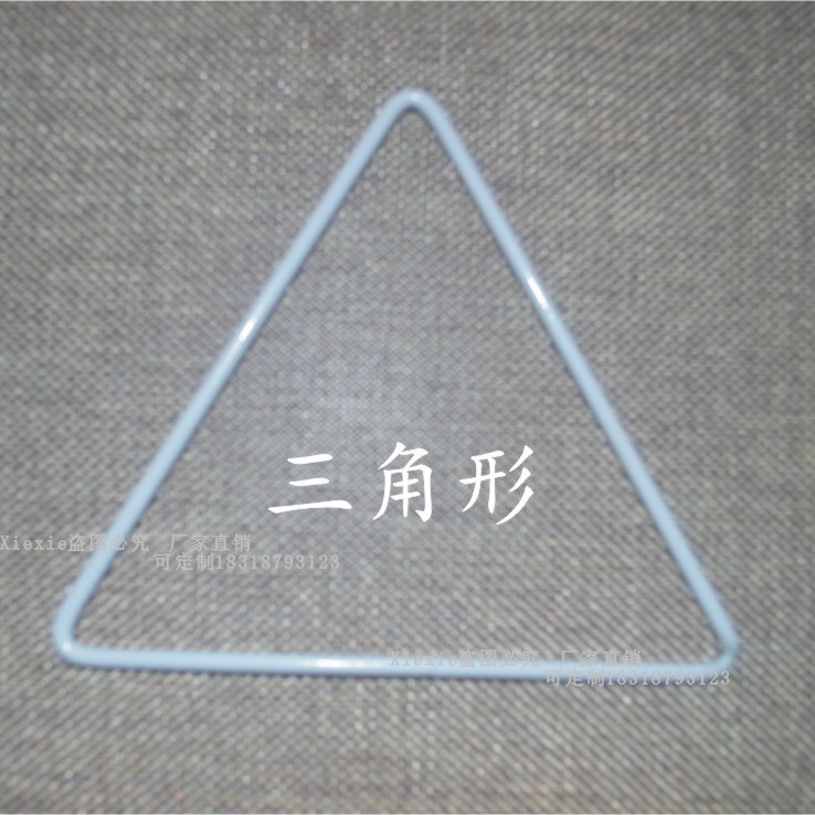 DIY Handmade Accessories Braided Hemp Rope Large Iron Ring Iron Ring Dream Catcher Material Round Square Hardware Solid Iron Ring