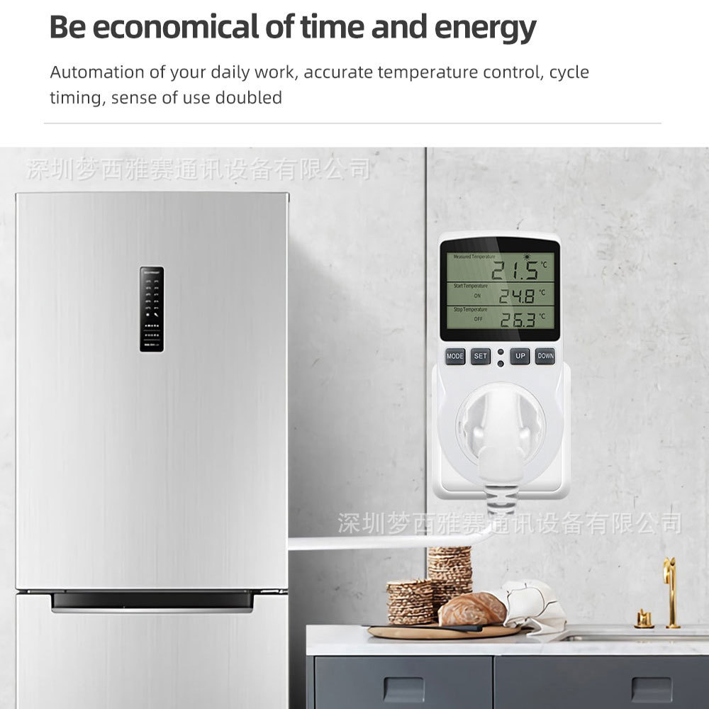 Intelligent temperature control socket temperature switch countdown switch socket temperature controller