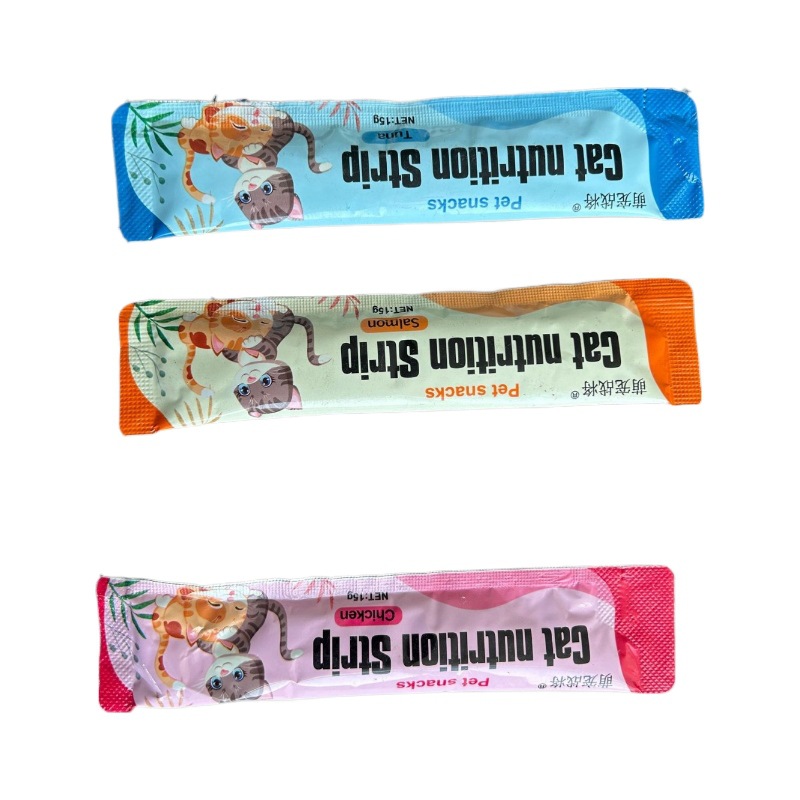 Cute Pet Warrior Pet Cat Snacks Nutritious Wet Food Salmon Chicken Tuna Wholesale