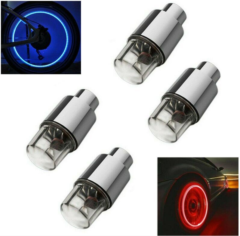 Colorful Hot Wheel double sense valve tire lamp wheel Decoration lamp White blue red green bicycle Hot Wheel