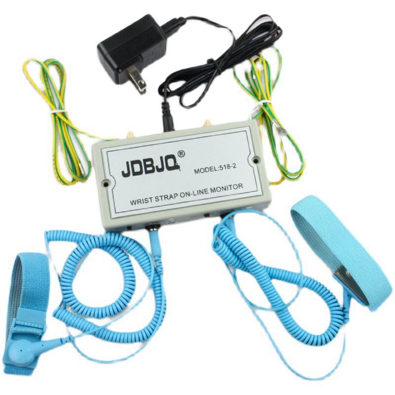 Electrostatic Wristband Alarm Single Loop Electrostatic Bracelet Online Detector Real-Time Monitoring Esd Alarm Dust-Free