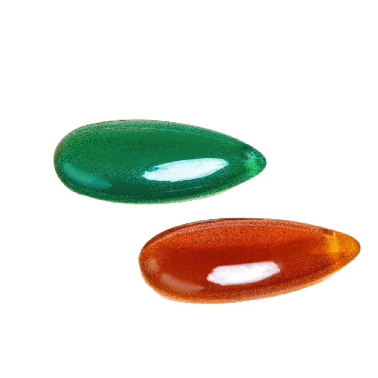 Natural Water Drop Agate Antique Earrings Pendant Handmade DIY Jewelry Accessories Agate Loose Beads Semi-Finished Products Wholesale