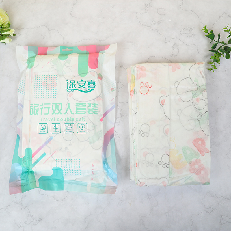 Disposable Four-Piece Set for Hotels and Guesthouses, Wholesale Travel Four-Piece Set, Thickened, Dirt-Resistant, Portable, Individually Packaged for Home Use