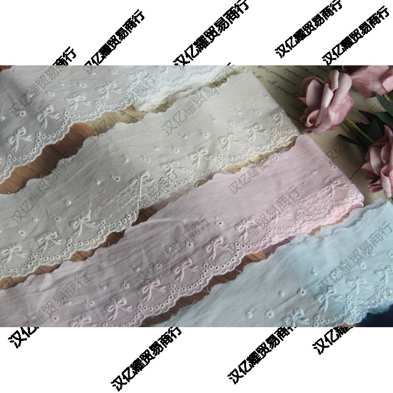 L2G7 Cotton Handmade DIY Lace Lace Embroider Accessories Cotton Embroider Clothing Fabric Lace Lede株