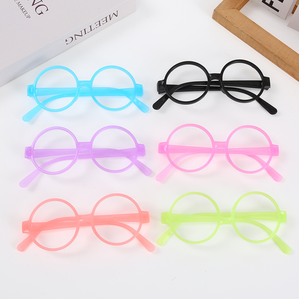 Children's Glasses Frames Fluorescent Fashion Glasses Frames Without Lenses Glasses Frames Theme Party Atmosphere Orbital Props