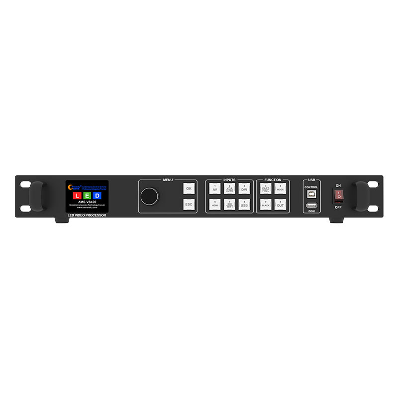 LED display HD video splicing processor Cheng Da VS400-L supports Lingxingyu control system sending card