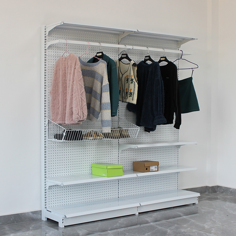 Clothing Shelves Internet Celebrity Storage Home Wardrobe Cloakroom Layered Rental House Open Simple Cabinet Renovation Clothes Hanger