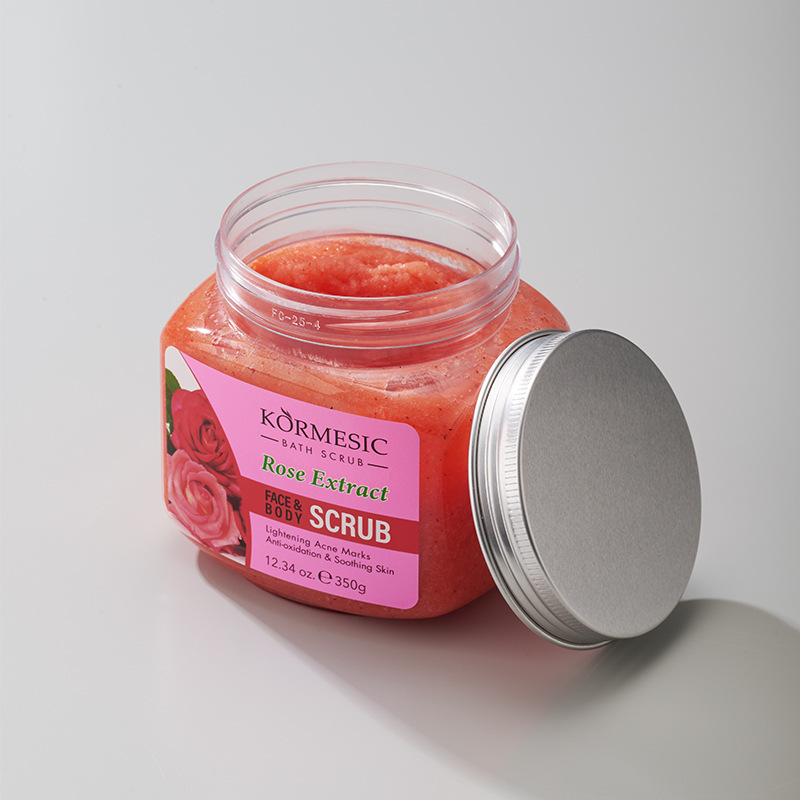 Kormesic Body Scrub Facial Scrub Cleansing and Hydrating Full English Version Cross-Border Export Wholesale