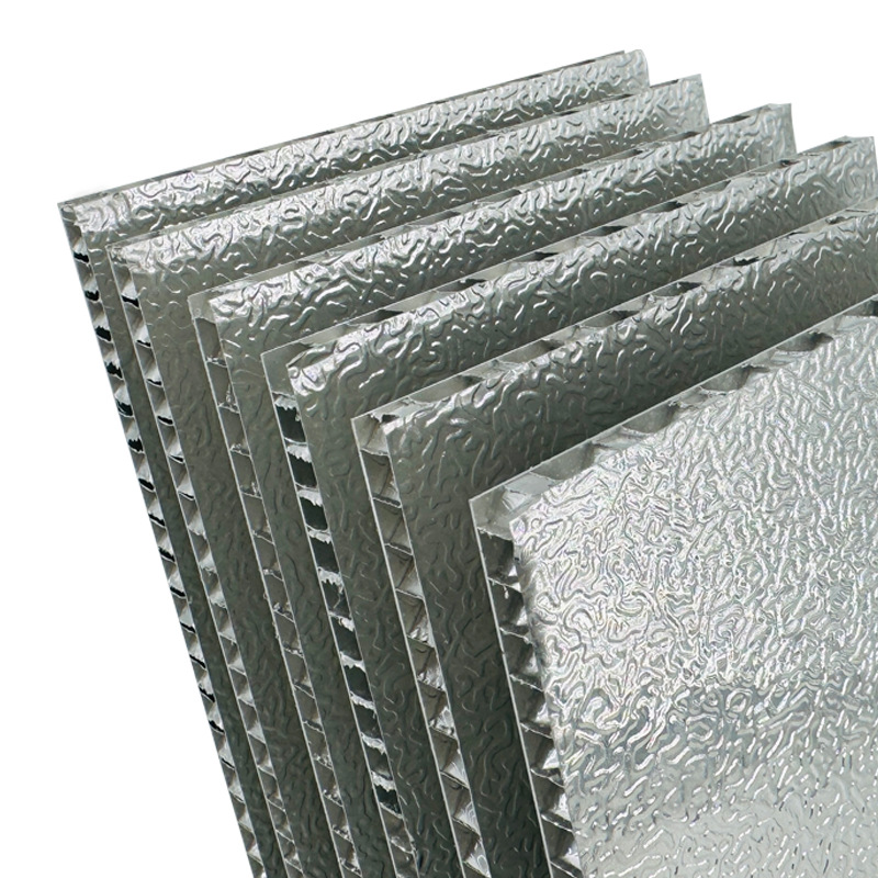 Honeycomb Large Panel Fireproof Soundproof Aluminum Panel Hotel Exhibition Hall Project Complete Set Mirror Aluminum Honeycomb Panel Ceiling