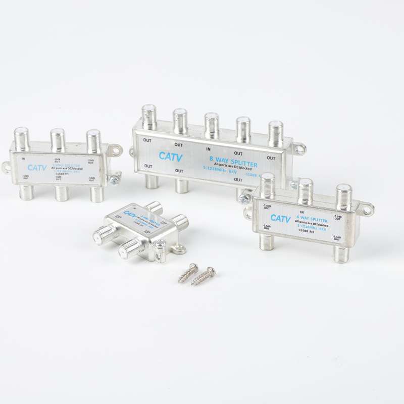 Cable TV distributor radio and television signal distribution multi-specification one-point eight closed-circuit digital TV signal splitter