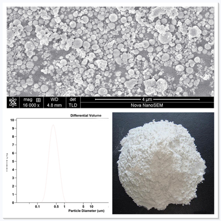 High Purity 99.9% Nanoscale Spherical Silica Powder 0.2-0.5Μm200-500Nm Can Be Surface Modified