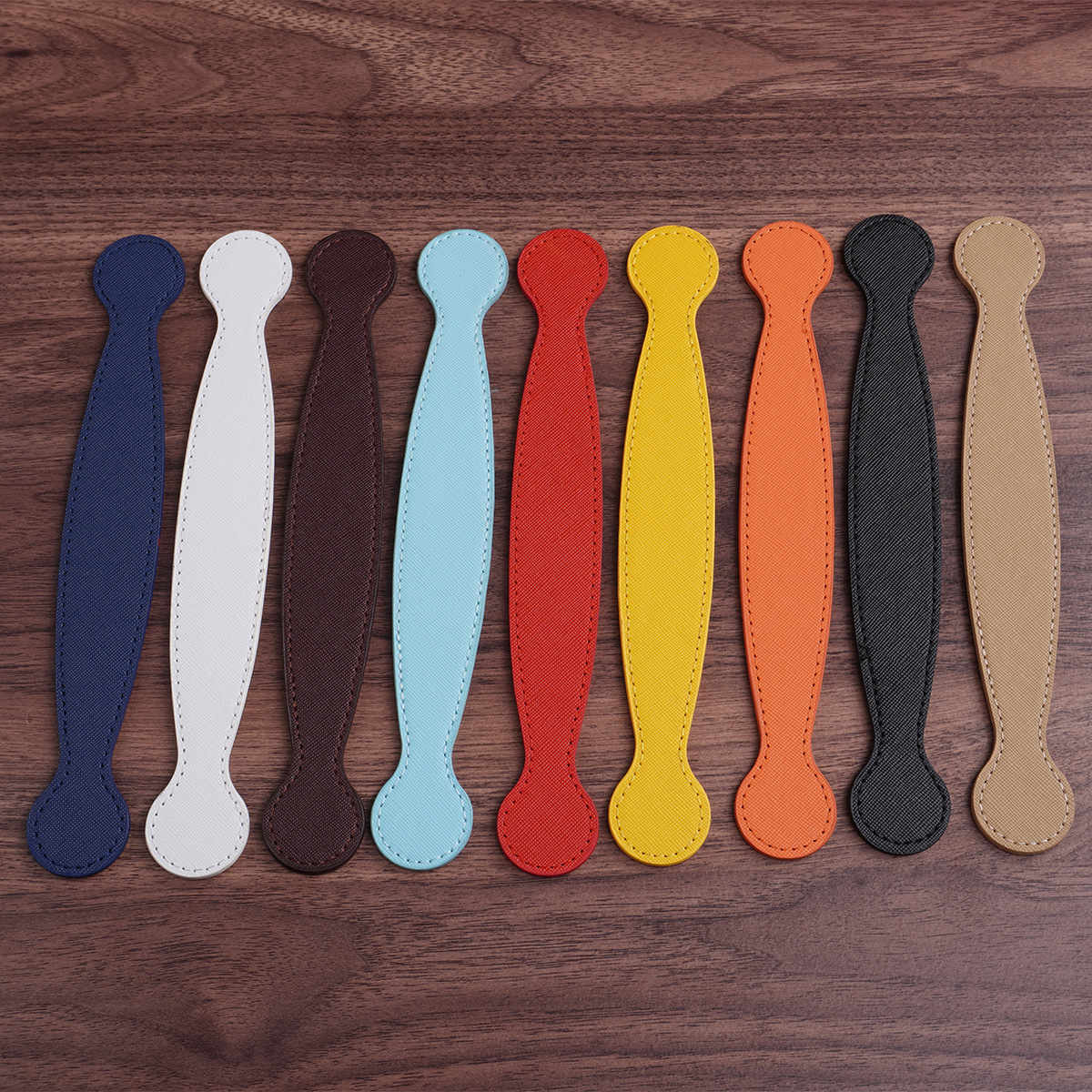 Factory direct supply gift packaging bags moon cake box PU leather leather handle various colors hardware luggage accessories