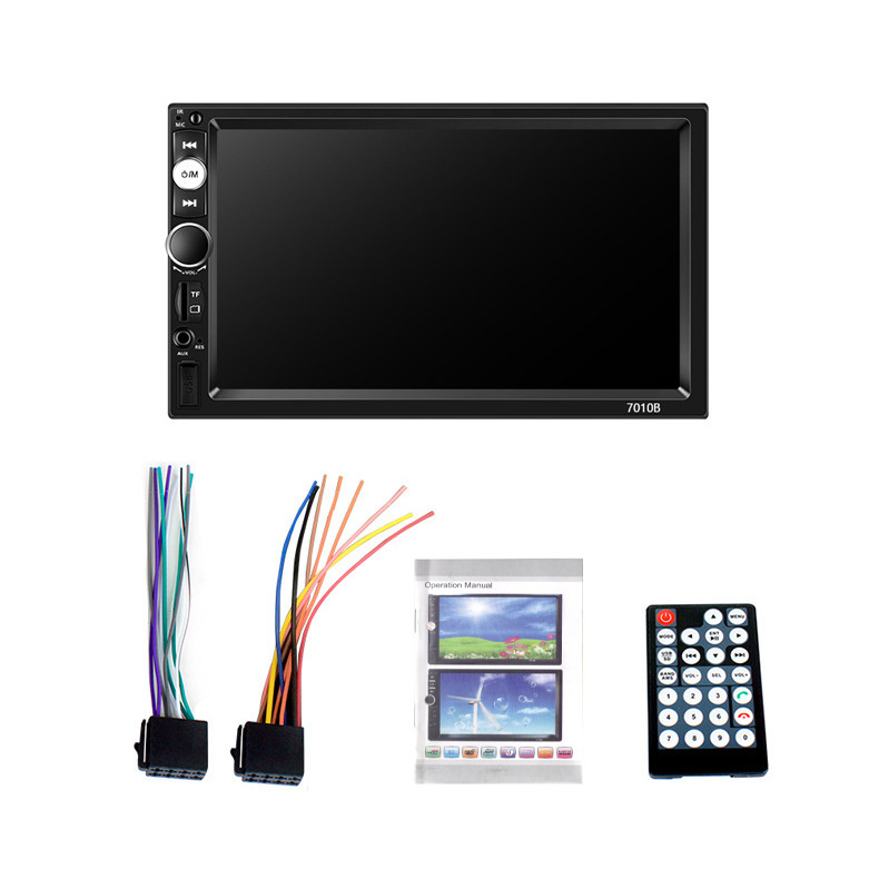 Car Universal 7-inch Dual Spindle Bluetooth Display 7010B Car MP5 Player MP3 MP5 carplayer