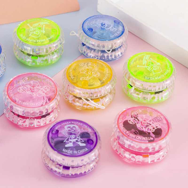 Luminous yo-yo pull line yo-yo youyou ball yo-yo puzzle children's toys manufacturers wholesale small gifts