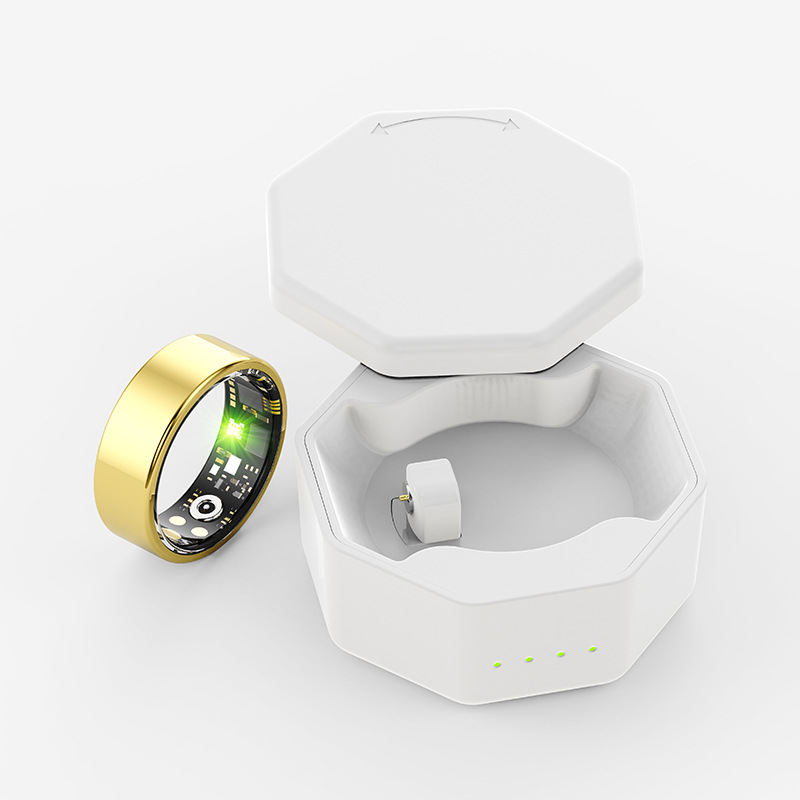 Smart Ring Charging Compartment, Large Capacity, Fast Charging, Portable Storage Box, Compatible with Multiple Models, Anti-Fall and Anti-Lost